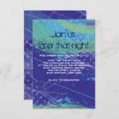 Invitation BASEBALL CRAZE Bar Bat mitzvah Party Card (Devant / Derrière)