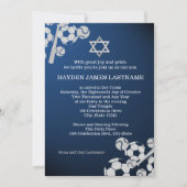 Invitation Baseball et Soccer Bar Mitzvah (Devant)