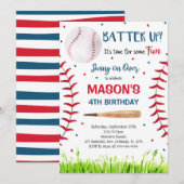 Invitation Baseball, Invitation Baseball, Baseball (Devant / Derrière)