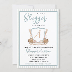 Invitation Baseball Little All Star Sports Douche