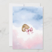 Invitation Baseball ou Bows Il ou elle Genre Revevela Party (Dos)