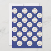 Invitation baseball, recrue de l'année (Dos)