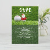 Invitation Baseball sauver la date Noël (Debout devant)