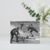 Invitation Baseball vintage par Thure De Thulstrup, 1885 (Debout devant)