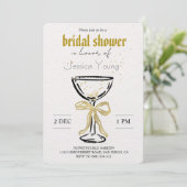 Invitation Bash de mariage & Appel de cocktail mariage (Debout devant)