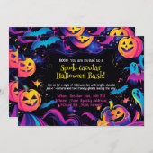 Invitation đ Bash Halloween taculaire ! (Devant / DerriĂšre)