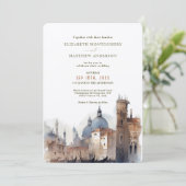 Invitation Basilique Mariage de Splendor vénitienne della Sal (Debout devant)