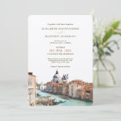 Invitation Basilique Mariage de Splendor vénitienne della Sal (Debout devant)