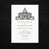 Invitation Basilique mariage du Vatican
