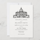 Invitation Basilique mariage du Vatican (Devant)