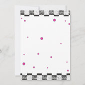 Invitation Basket Anniversaire, Parties scintillant (Dos)