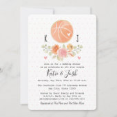 Invitation Basket-ball à thème Mariage Couples Douche (Devant)