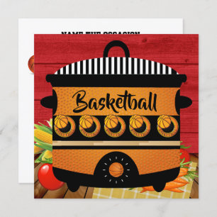 Invitation Basket-ball - Chance Pot - Rassembler l'invitation