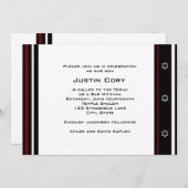 Invitation Basket-ball de Miami d'invitation de Mitzvah de (Devant / Derrière)