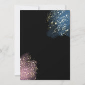 Invitation Basket Ball Genre Révéler Bleu ou Rose (Dos)