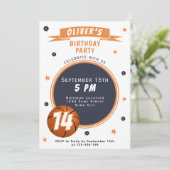 Invitation Basket-ball moderne Sports thématiques (Debout devant)