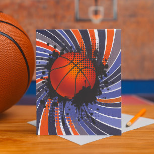 Invitation Basket-ball rétro