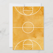 Invitation Basket-ball Vous Bruh Dans Adolescent Garçon Anniv (Dos)