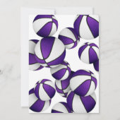 Invitation basket blanc violet gamins sport anniversaire (Dos)