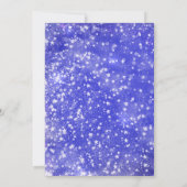 Invitation Basket bleu personnalisé personnalisé (Dos)