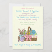 Invitation Basket de Pâques (Devant)