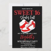 Invitation Basket Rouge Bash fête d'anniversaire (Devant)