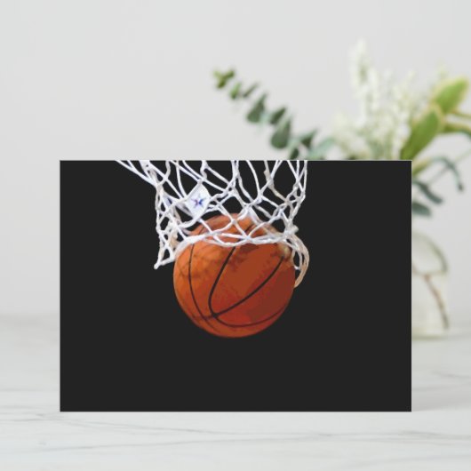 Invitation Basketball (Debout devant)