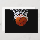 Invitation Basketball (Devant / Derrière)