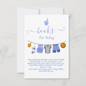 Invitation Basketball Clothesline livres pour bébé (Devant)