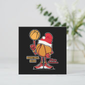 Invitation Basketball Is Life Christmas Sports Player Gift (Debout devant)