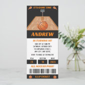 Invitation Basketball Pro Ball Anniversaire (Debout devant)