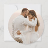 Invitation Basketball Sport Photo Orange Mariage (Dos)