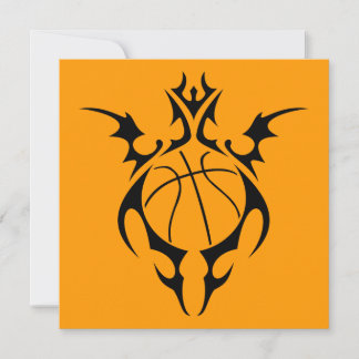 Invitation basketball tribal