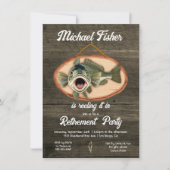 Invitation Bass Fishing Drôle Reeling dans (Devant)