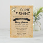 Invitation Basse partie Pêche retraite (Debout devant)