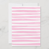 Invitation Bassin à eau de la fête de la piscine de Splish (Dos)