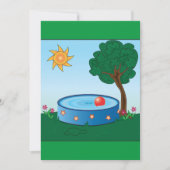 Invitation Bassin Enfants Sous Un Arbre (Devant)