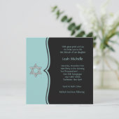 Invitation Bat Mitzvah (Debout devant)