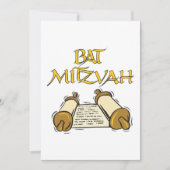 Invitation Bat mitzvah (Devant)