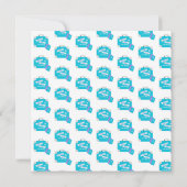 Invitation Bat mitzvah à thème de voyage (Dos)