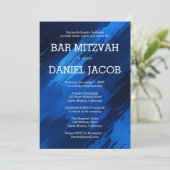 Invitation Bat mitzvah BARRE Personnalisé (Debout devant)