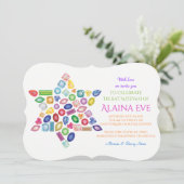 Invitation Bat mitzvah BLING (Debout devant)