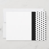 Invitation Bat mitzvah Chic Polka Dot Rose Daisy (Dos)