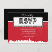 Invitation Bat mitzvah CLASSIQUE BROADWAY Bar (Devant / Derrière)