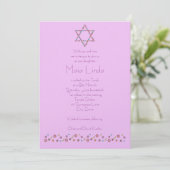 Invitation Bat mitzvah de David Pink (Debout devant)