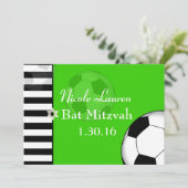 Invitation Bat mitzvah de football PixDezines (Debout devant)