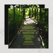 Invitation Bat mitzvah de la barre d'aquarelle de (Devant / Derrière)