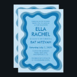 Invitation Bat mitzvah de la barre de CODE QR personnalisée m<br><div class="desc">Carte parfaite pour annoncer un bat mitzvah, bar mitzvah ou une autre célébration juive ! Cadre ondulé fait main pour vous sur le côté avant! ENTIÈREMENT PERSONNALISABLE ! Cliquez sur "Personnaliser" ci-dessus pour modifier le texte et ajouter votre lien au code qr. Cliquez sur "modifier à l'aide de l'outil de...</div>