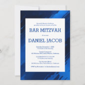 Invitation Bat mitzvah de la BARRE photo personnalisée (Devant)