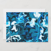 Invitation Bat mitzvah de la barre PHOTO personnalisée en mar (Dos)